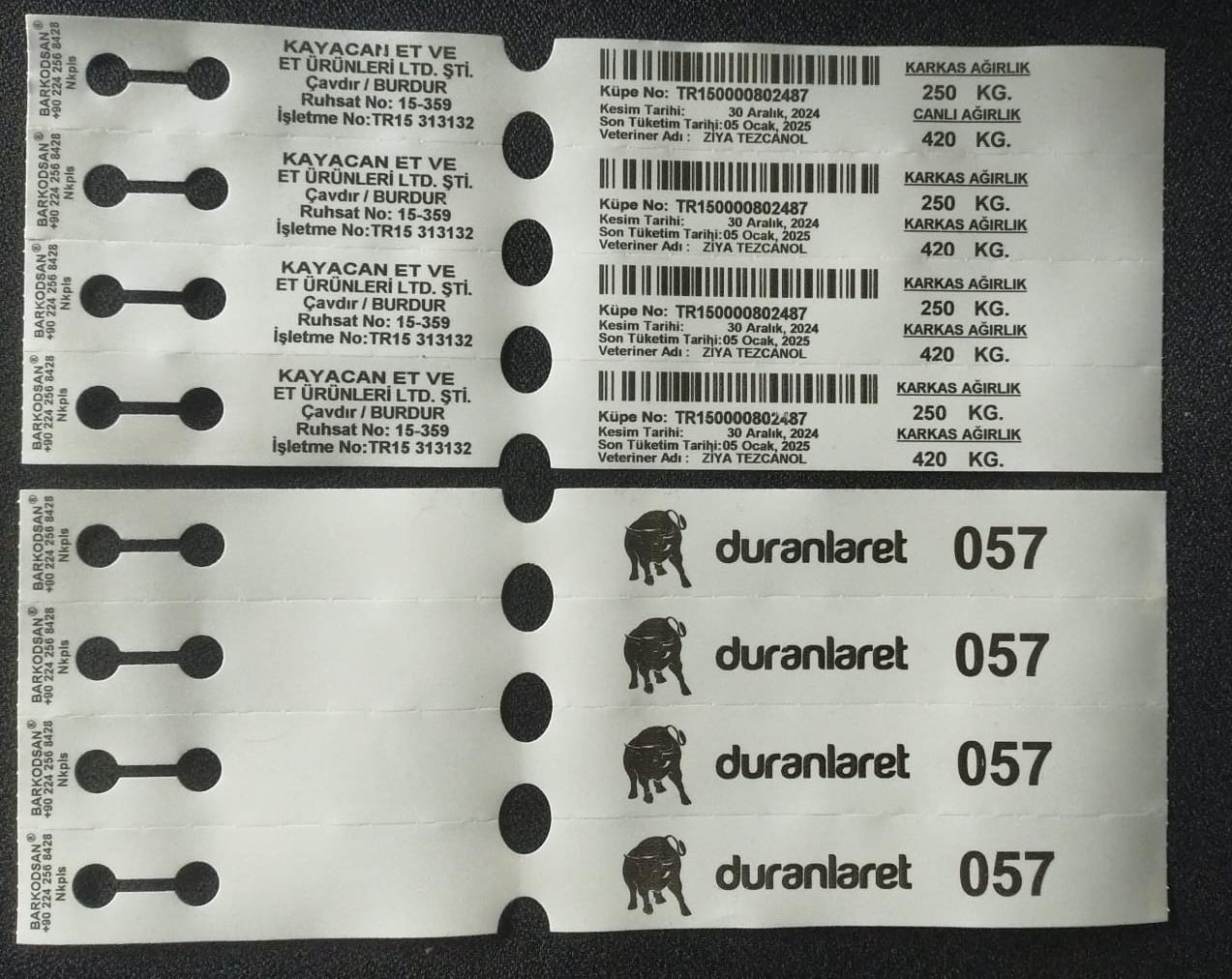 Etiket baskısından önce beş kontrol